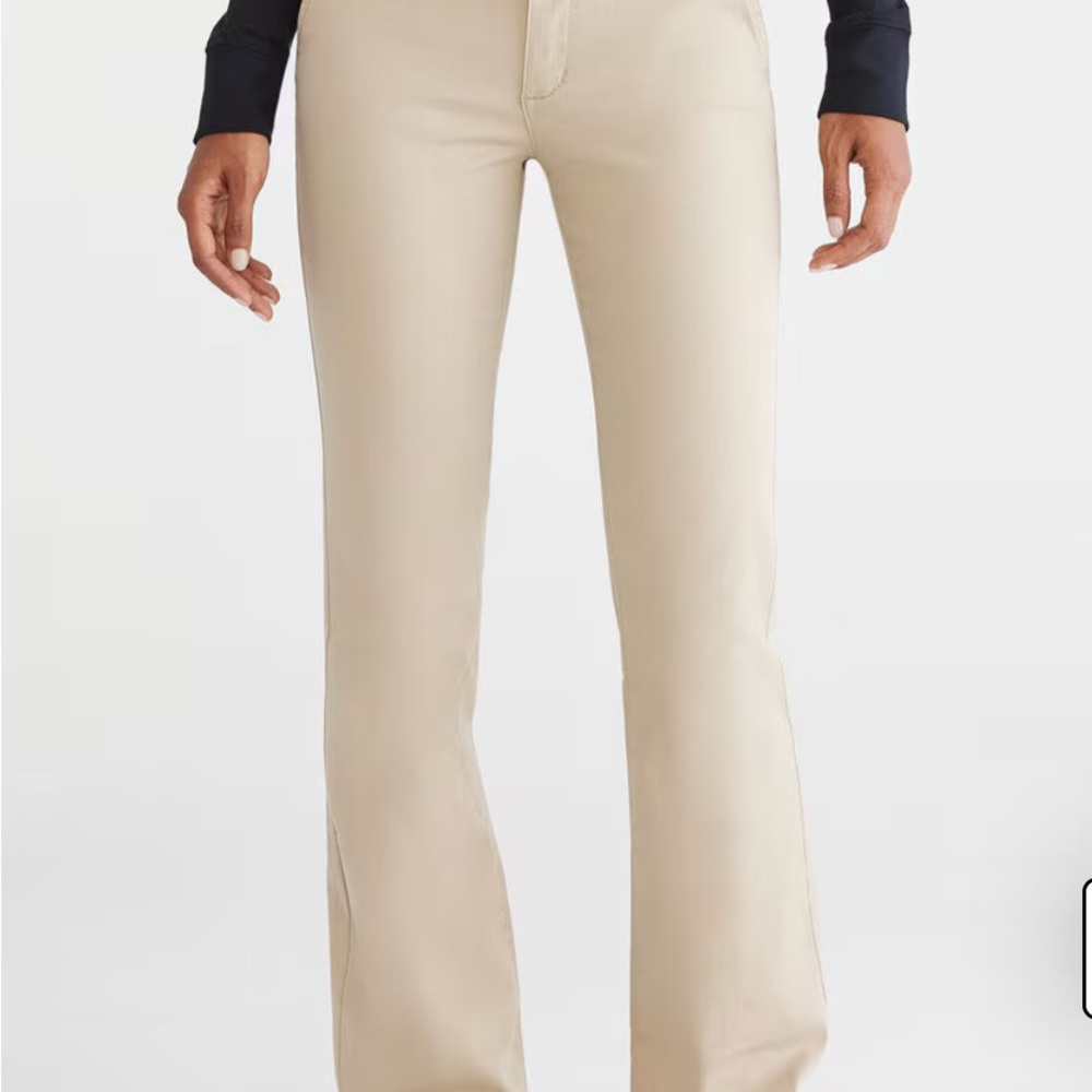 Aeropostale Cream Boot Cut Pants